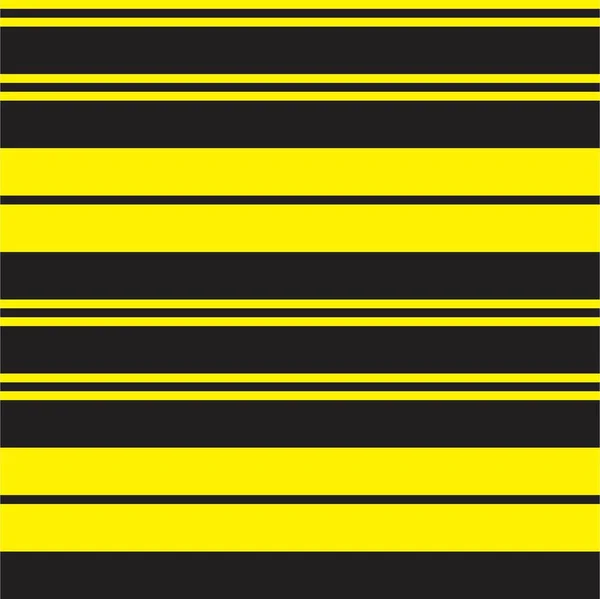 Yellow Horizontal Striped Seamless Pattern Background 그래픽 — 스톡 벡터