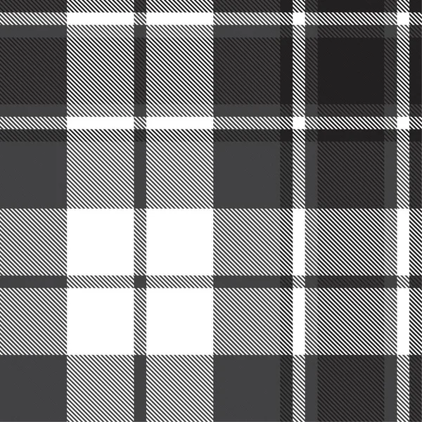 Xadrez Branco Xadrez Tartan Padrão Sem Costura Adequado Para Têxteis —  Vetores de Stock