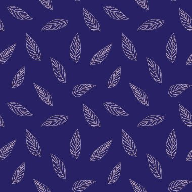 Pembe ve Donanma Tropikal Yaprak botanik desensiz arka plan moda baskıları, grafikler, arka planlar ve el sanatları için uygun