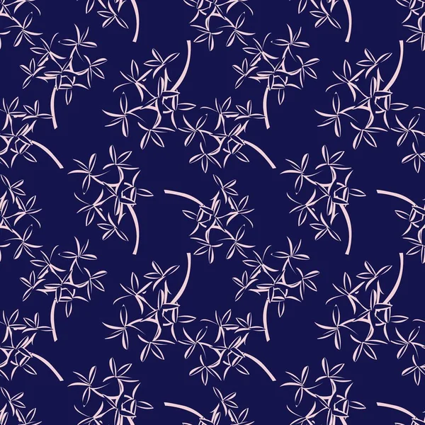 Rose Marine Tropical Leaf Botanique Fond Motif Sans Couture Adapté — Image vectorielle