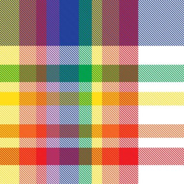 Gökkuşağı Ekoseli, kareli, ekose desenli moda tekstil ve grafikleri için uygun