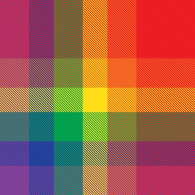 Gökkuşağı Ekoseli, kareli, ekose desenli moda tekstil ve grafikleri için uygun