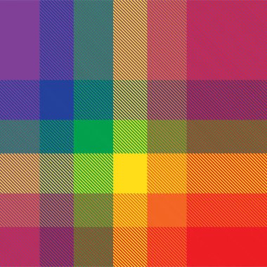 Gökkuşağı Ekoseli, kareli, ekose desenli moda tekstil ve grafikleri için uygun