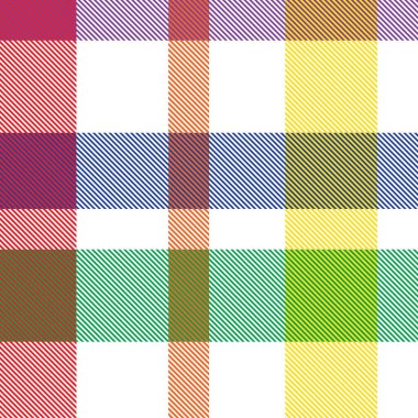 Gökkuşağı Ekoseli, kareli, ekose desenli moda tekstil ve grafikleri için uygun
