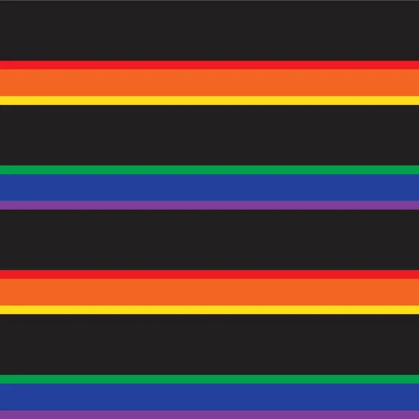 Rainbow Horizontal Rayas Sin Costuras Patrón Fondo Adecuado Para Textiles — Vector de stock