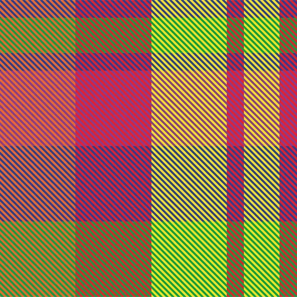 Plaid Arco Iris Cuadros Tartán Patrón Sin Costura Adecuado Para — Vector de stock