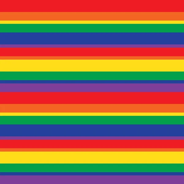 Rainbow Horizontal Rayas Sin Costuras Patrón Fondo Adecuado Para Textiles — Vector de stock