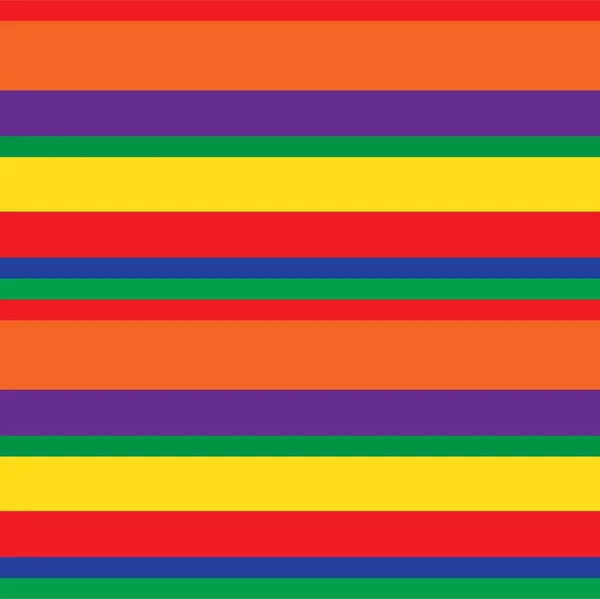 Rainbow Horizontal Rayé Fond Motif Sans Couture Adapté Pour Les — Image vectorielle