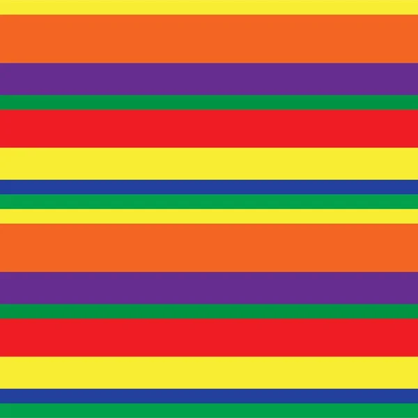 Rainbow Horizontal Rayas Sin Costuras Patrón Fondo Adecuado Para Textiles — Vector de stock