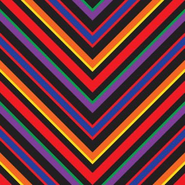 Gökkuşağı sembolü köşegen çizgili desensiz arka plan moda tekstil ve grafikleri için uygun