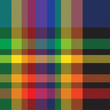 Gökkuşağı Ekoseli, kareli, ekose desenli moda tekstil ve grafikleri için uygun