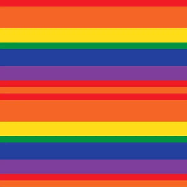 Rainbow Horizontal Rayas Sin Costuras Patrón Fondo Adecuado Para Textiles — Vector de stock