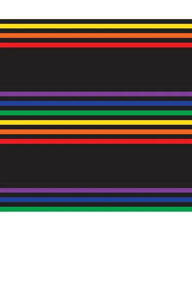 Rainbow Horizontal Rayas Sin Costuras Patrón Fondo Adecuado Para Textiles — Vector de stock