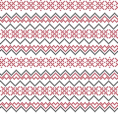 Moda tekstil, örgü ve grafikleri için kırmızı Noel panayırı desenli arka plan