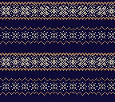 Moda tekstil, örgü ve grafikleri için mavi Noel panayır desenli arka plan