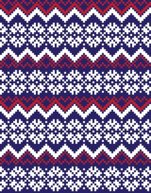 Moda tekstil, örgü ve grafikleri için kırmızı Noel panayırı desenli arka plan