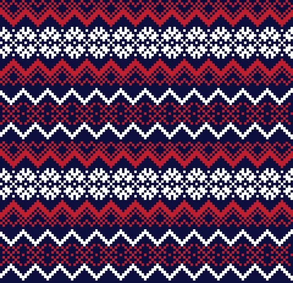 Fondo Patrón Isla Feria Navidad Roja Para Textiles Moda Prendas — Vector de stock