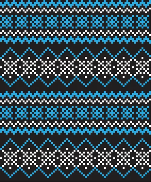 Fondo Patrón Isla Feria Navidad Azul Para Textiles Moda Prendas — Archivo Imágenes Vectoriales