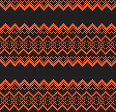 Moda tekstil, örgü ve grafikler için turuncu Noel panayırı desenli arka plan