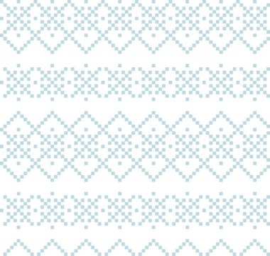 Moda tekstil, örgü ve grafikleri için Gökyüzü Mavisi Noel festivali şablonu