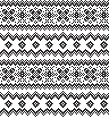 Moda tekstil, örgü ve grafikleri için beyaz Noel panayırı desenli arka plan