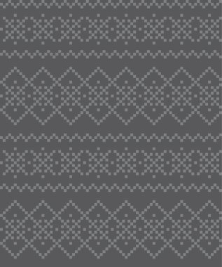 Moda tekstil, örgü ve grafikleri için gri Noel panayır desenli arka plan