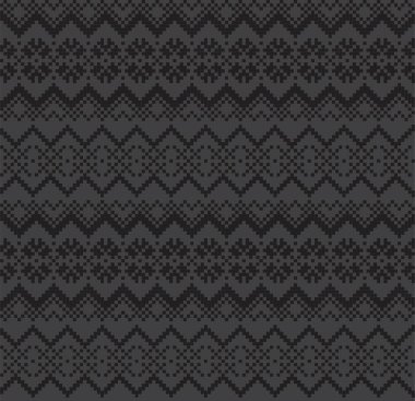 Moda tekstil, örgü ve grafikleri için gri Noel panayır desenli arka plan