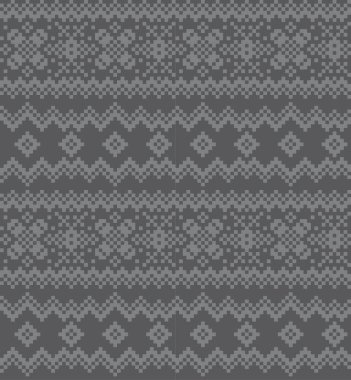 Moda tekstil, örgü ve grafikleri için gri Noel panayır desenli arka plan