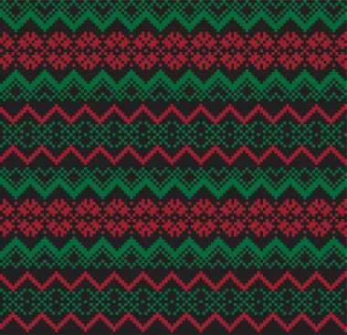Moda tekstil, örgü ve grafikleri için Noel festivali desenli arka plan