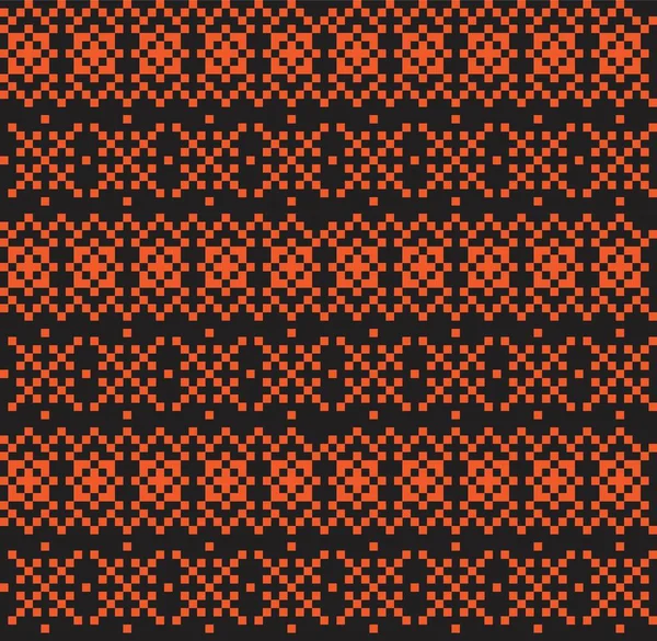 橙色圣诞彩色服装 针织衫和图形背景 — 图库矢量图片