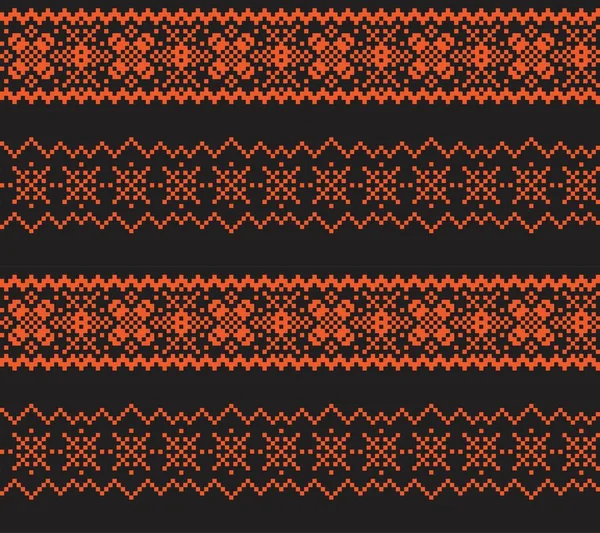 Fondo Patrón Isla Feria Navidad Naranja Para Textiles Moda Prendas — Archivo Imágenes Vectoriales