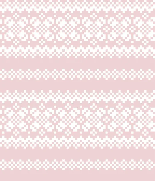 Fondo Patrón Isla Feria Navidad Rosa Para Textiles Moda Prendas — Vector de stock