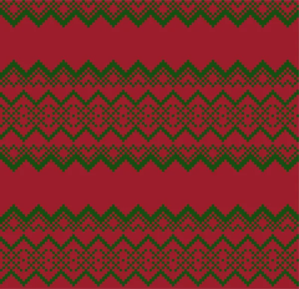 Рождественская Ярмарка Искусственный Фон Текстиля Трикотажа Графики — стоковый вектор