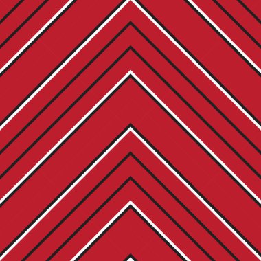 Moda tekstil ve grafikleri için uygun kırmızı Chevron köşegen çizgili dikişsiz arkaplan