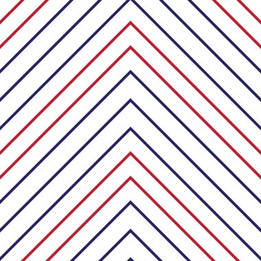 Moda tekstili ve grafikleri için uygun kırmızı ve mavi köşegen çizgili, dikişsiz arkaplan