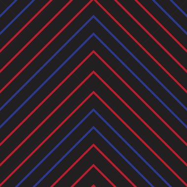 Moda tekstili ve grafikleri için uygun kırmızı ve mavi köşegen çizgili, dikişsiz arkaplan