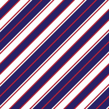 Moda tekstili ve grafikleri için uygun kırmızı ve mavi köşegen çizgili dikişsiz arkaplan