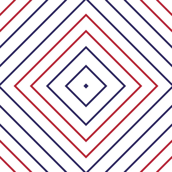 Rosso Blu Argyle Diagonale Righe Senza Cuciture Modello Sfondo Adatto — Vettoriale Stock