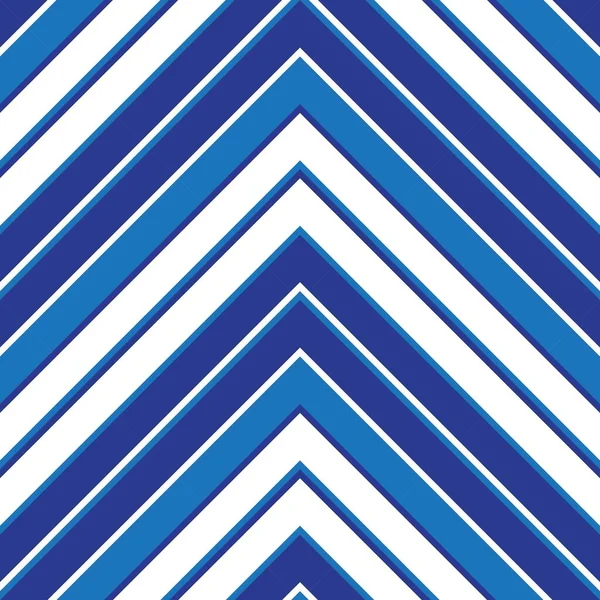 Blue Chevron Diagonal Striped Seamless Pattern Background Suitable Fashion Textiles — Stock Vector