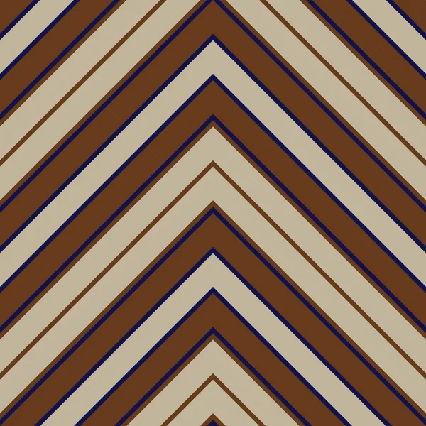 Коричневый Taupe Chevron Диагональ Полосатый Бесшовный Фон Узор Подходит Моды — стоковый вектор