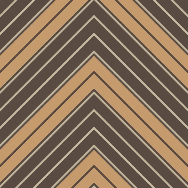 Brown Taupe Chevron Diagonal Gestreifte Nahtlose Muster Hintergrund Geeignet Für — Stockvektor