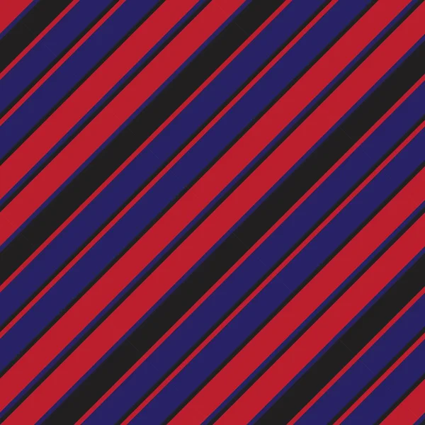 Rood Blauw Diagonaal Gestreepte Naadloze Patroon Achtergrond Geschikt Voor Mode — Stockvector