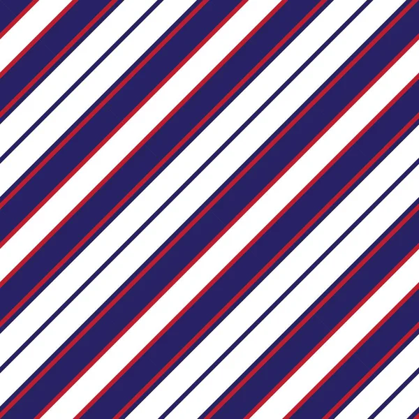 Red Blue Diagonal Striped Seamless Pattern Background Suitable Fashion Textiles — Stock Vector