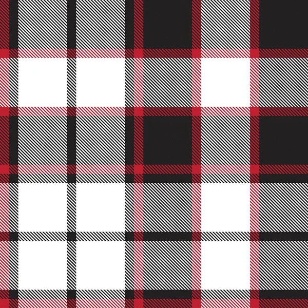 Red Plaid Checkered Tartan Seamless Pattern Suitable Fashion Textiles Graphics — Stock Vector