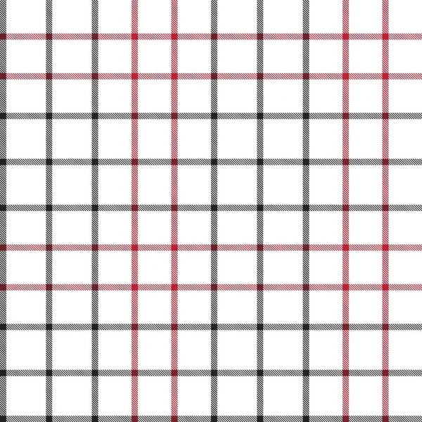 红色格子格子 格子格子 格子呢无缝图案 适合于时尚纺织品和图形 — 图库矢量图片