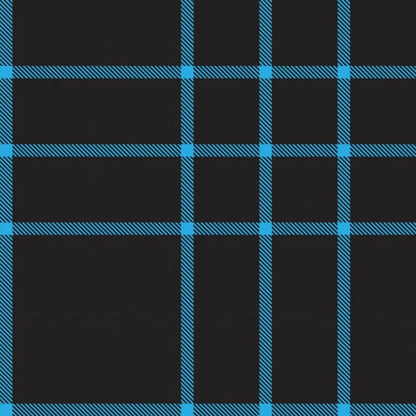 Plaid Azul Cuadros Tartán Patrón Sin Costura Adecuado Para Textiles — Archivo Imágenes Vectoriales