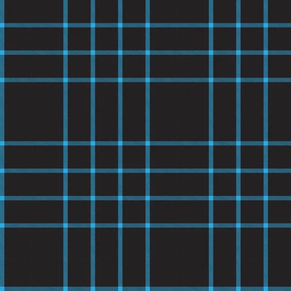 Blue Plaid Kariert Tartan Nahtloses Muster Für Modetextilien Und Grafiken — Stockvektor