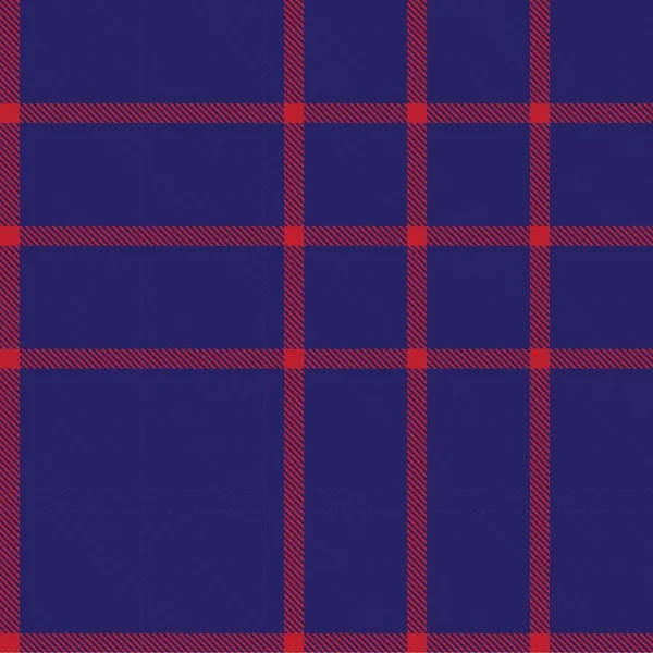 Xadrez Vermelho Marinho Xadrez Tartan Padrão Sem Costura Adequado Para — Vetor de Stock