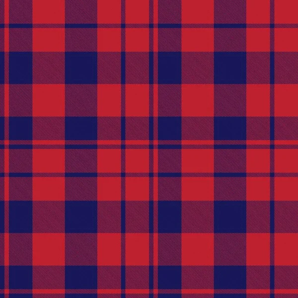 Xadrez Vermelho Marinho Xadrez Tartan Padrão Sem Costura Adequado Para — Vetor de Stock