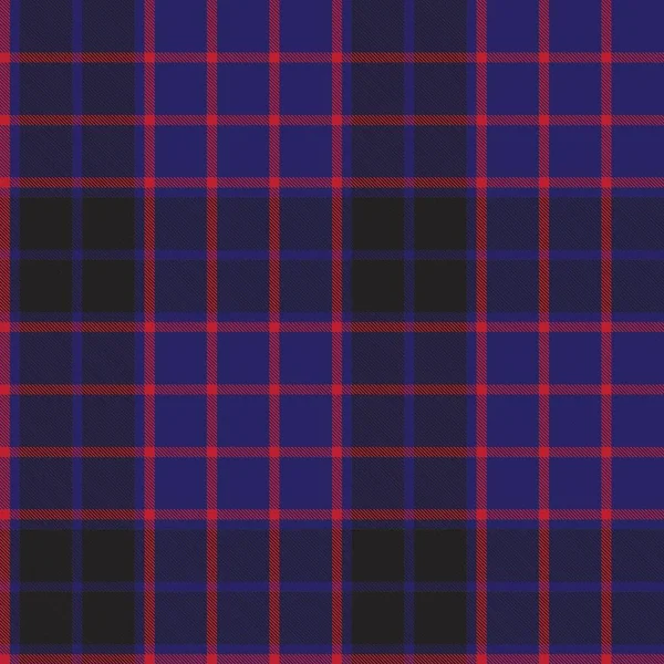 Plaid Rouge Marine Carreaux Motif Tartan Sans Couture Adapté Aux — Image vectorielle